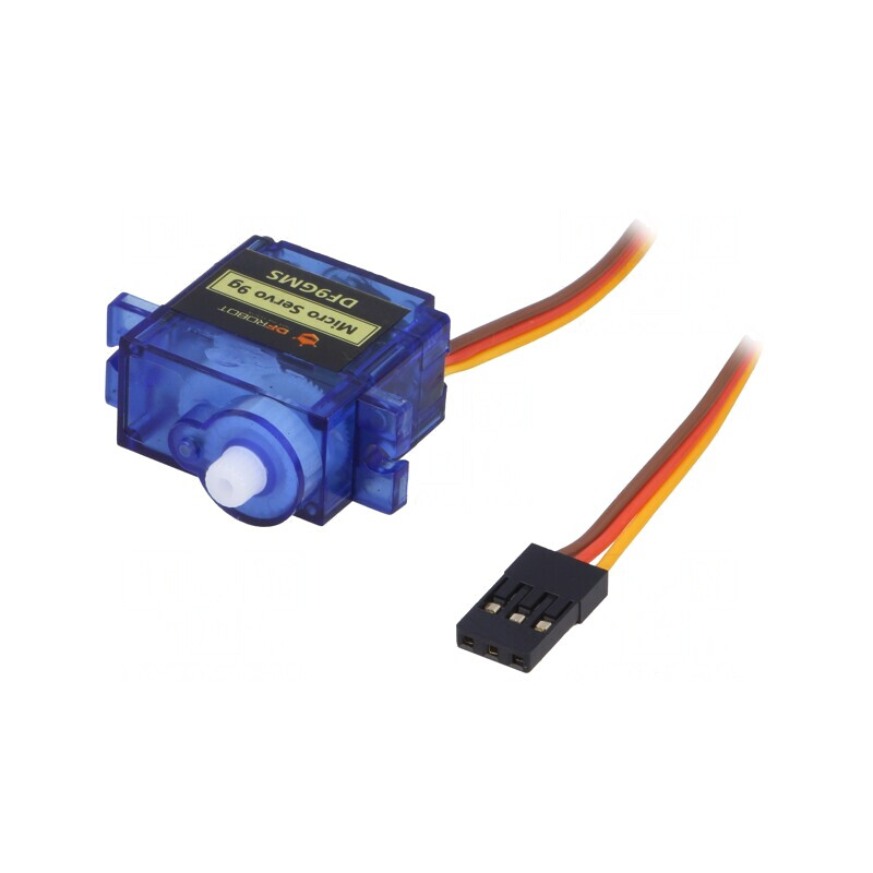 Servomecanism Micro Analogic 4.8-6VDC 22x12.5x29.5mm | Electronic-mag.ro | Componente Electronice