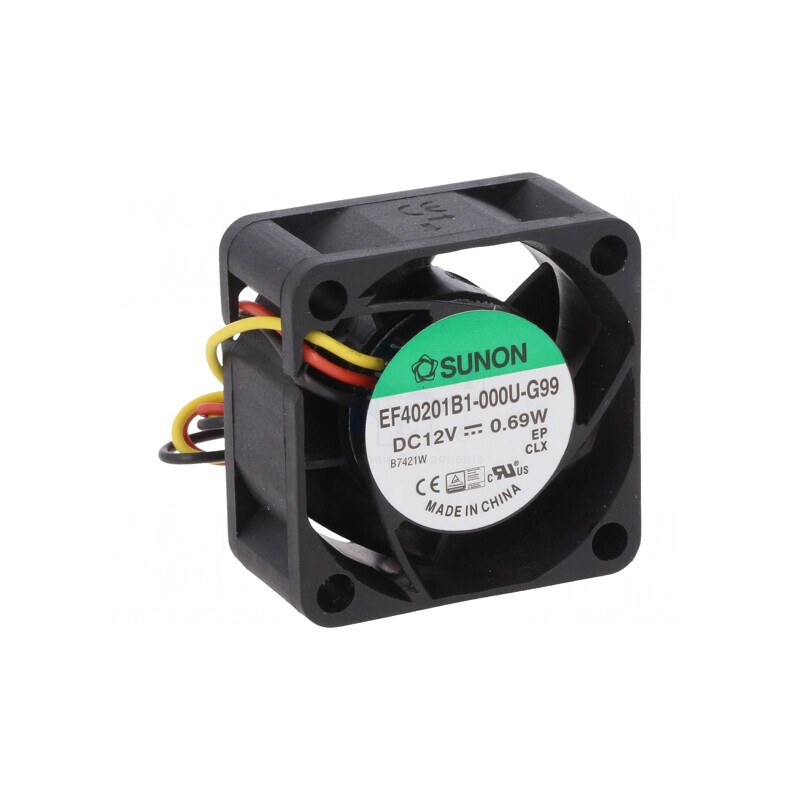 Ventilator Axial DC 12V 40x40x20mm | Electronic-mag.ro | Componente Electronice