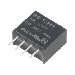 Convertor DC/DC 1W 10.8-13.2V la 24V 42mA | Electronic-mag.ro | Componente Electronice
