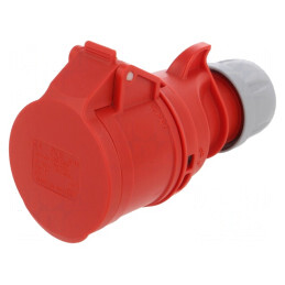 Conector alimentare trifazat 16A 400V IP44 | Electronic-mag.ro | Componente Electronice