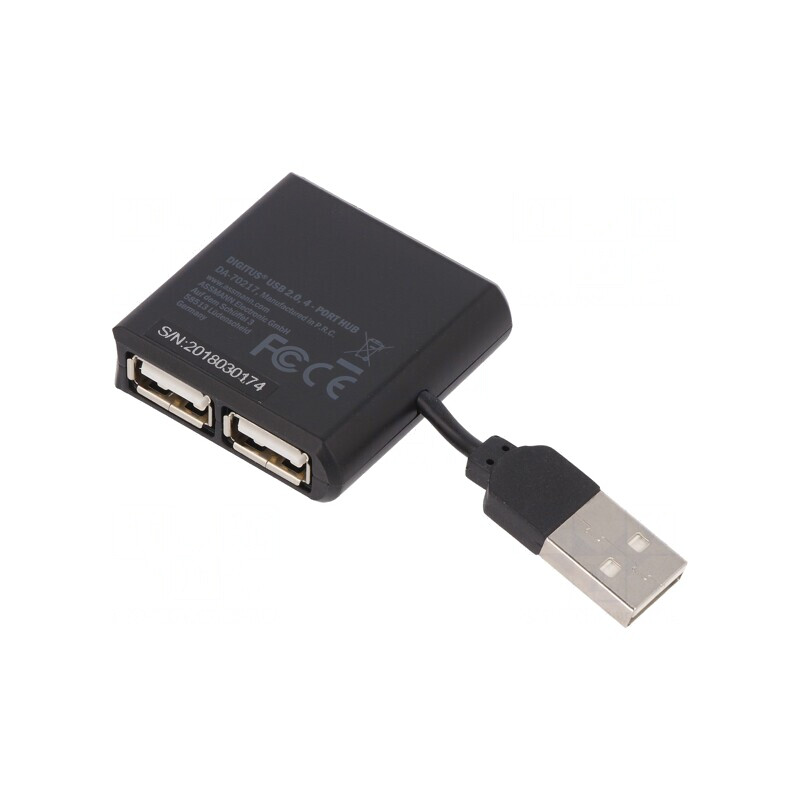 Hub USB 4 Porturi USB 2.0 Plug and Play | Electronic-mag.ro | Componente Electronice