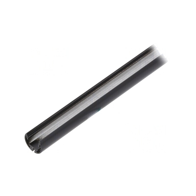 Profil Aluminiu Negru LED 1m Oval | Electronic-mag.ro | Componente Electronice