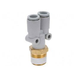 Teu Filetat Mufabil Alamă Polipropilenă 1-10 Bar 5-60°C | Electronic-mag.ro | Componente Electronice