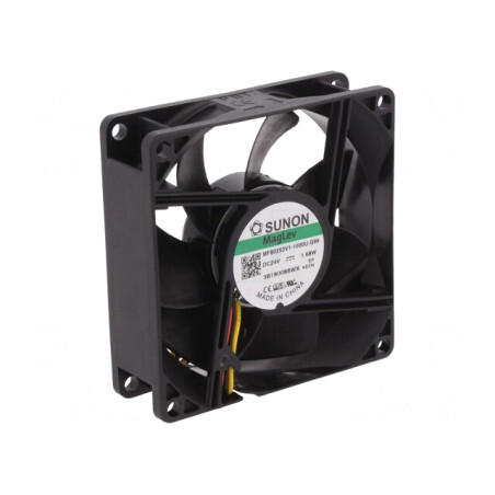 Ventilator DC Axial 24V 80mm 69m3/h | Electronic-mag.ro | Componente Electronice