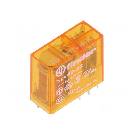 Releu electromagnetic DPDT 12VAC 15A | Electronic-mag.ro | Componente Electronice