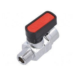 Robinet Mecanic cu Bilă Alamă Nichelată 20bar | Electronic-mag.ro | Componente Electronice
