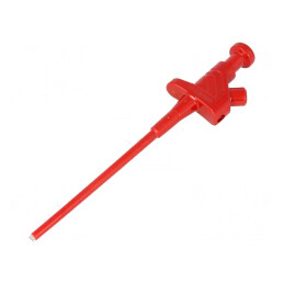 Pensetă de măsurare roșie 60VDC 4mm 158mm | Electronic-mag.ro | Componente Electronice