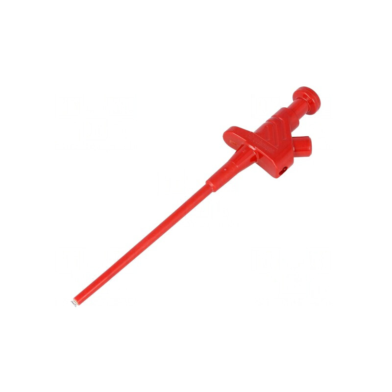 Pensetă de măsurare roșie 60VDC 4mm 158mm | Electronic-mag.ro | Componente Electronice
