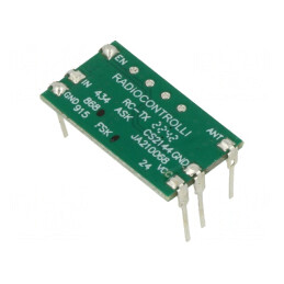 Emițător RF FM FSK 868,35MHz 2,2-3,6V 10dBm THT 21mA | Electronic-mag.ro | Componente Electronice