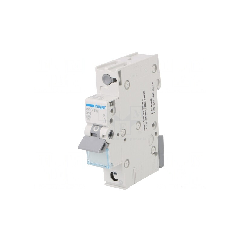 Întrerupător de Supracurent 16A 6kA 1P 230/400V | Electronic-mag.ro | Componente Electronice