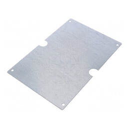 Placă de montare oțel zincată 151x214 mm | Electronic-mag.ro | Componente Electronice