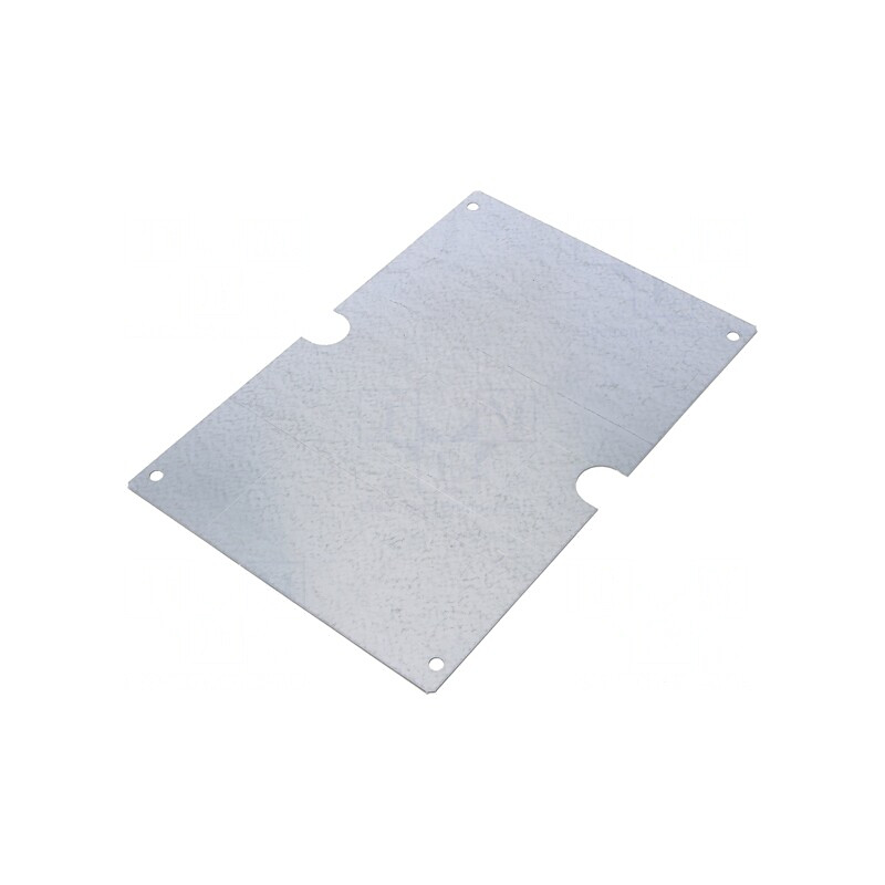 Placă de montare oțel zincată 151x214 mm | Electronic-mag.ro | Componente Electronice