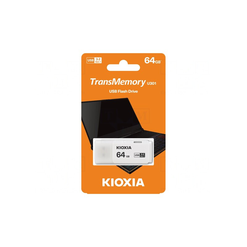 Memorie USB 64GB USB 3.2 Albă HAYABUSA | Electronic-mag.ro | Componente Electronice