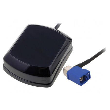 Antena GPS Interioară Fakra cu Magnet și Cablu 5m | Electronic-mag.ro | Componente Electronice
