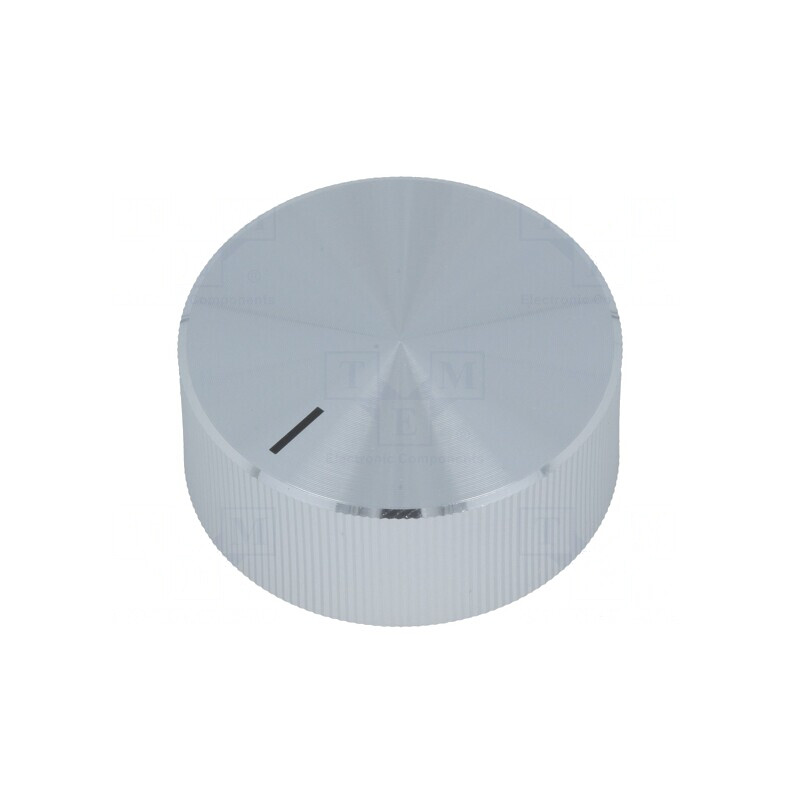 Buton Rotativ Negru cu Indicator 6mm Aluminiu/Plastic | Electronic-mag.ro | Componente Electronice
