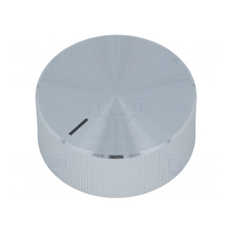 Buton Rotativ Negru cu Indicator 6mm Aluminiu/Plastic | Electronic-mag.ro | Componente Electronice