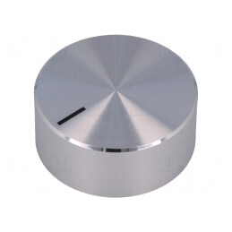 Buton Rotativ Aluminiu/Plastic Ø6mm