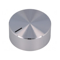Buton Rotativ Aluminiu/Plastic Ø6mm | Electronic-mag.ro | Componente Electronice