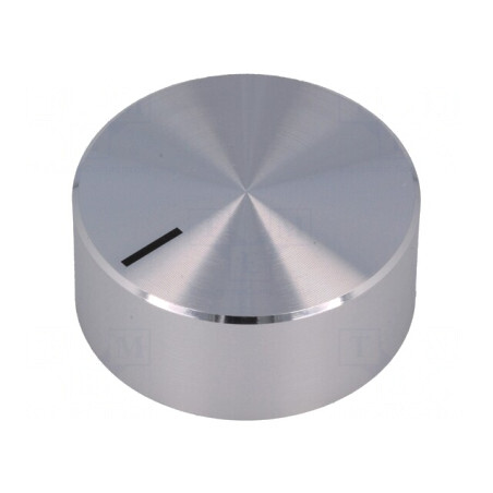 Buton Rotativ Aluminiu/Plastic Ø6mm | Electronic-mag.ro | Componente Electronice