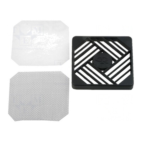 Protecție Plastic 92x92mm cu Ecran EMI și Filtru | Electronic-mag.ro | Componente Electronice