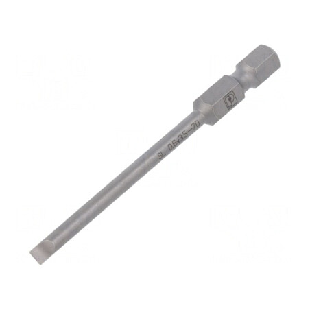 Bit șurubelniță plată 3,5x0,6mm 70mm | Electronic-mag.ro | Componente Electronice