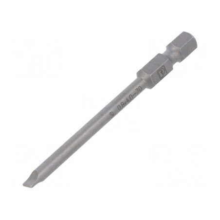 Capăt de șurubelniță plată 4x0,8mm 70mm | Electronic-mag.ro | Componente Electronice