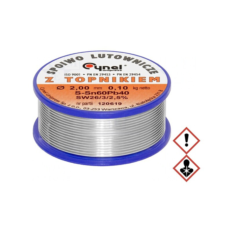 Sârmă de lipit cu plumb 2mm 0,1kg | Electronic-mag.ro | Componente Electronice