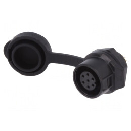 Conector Circular Soclu 12 Mamă 7 PIN Aurit 3A | Electronic-mag.ro | Componente Electronice