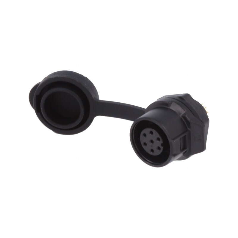 Conector Circular Soclu 12 Mamă 7 PIN Aurit 3A | Electronic-mag.ro | Componente Electronice