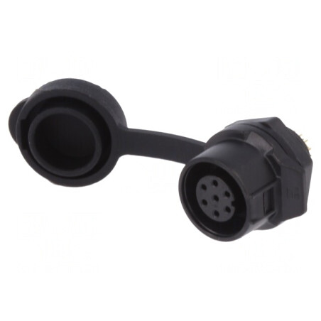 Conector Circular Soclu 12 Mamă 7 PIN Aurit 3A | Electronic-mag.ro | Componente Electronice