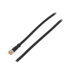 Cablu de conectare M8 2m 4 pini 50VAC 4A | Electronic-mag.ro | Componente Electronice