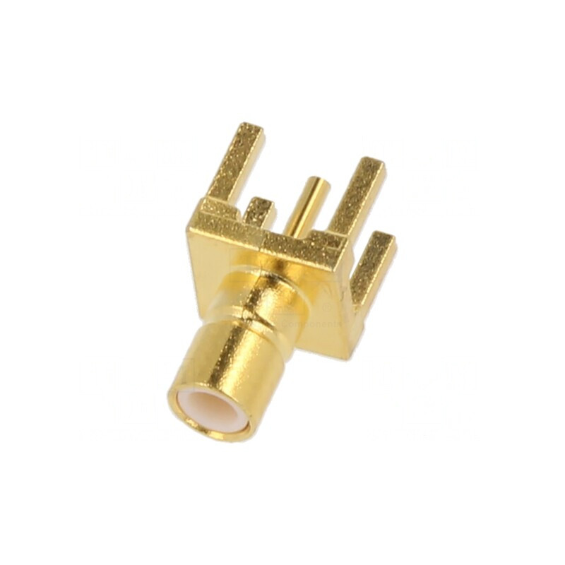 Soclu SMB Drept 50Ω THT Cablu PTFE Aurit | Electronic-mag.ro | Componente Electronice