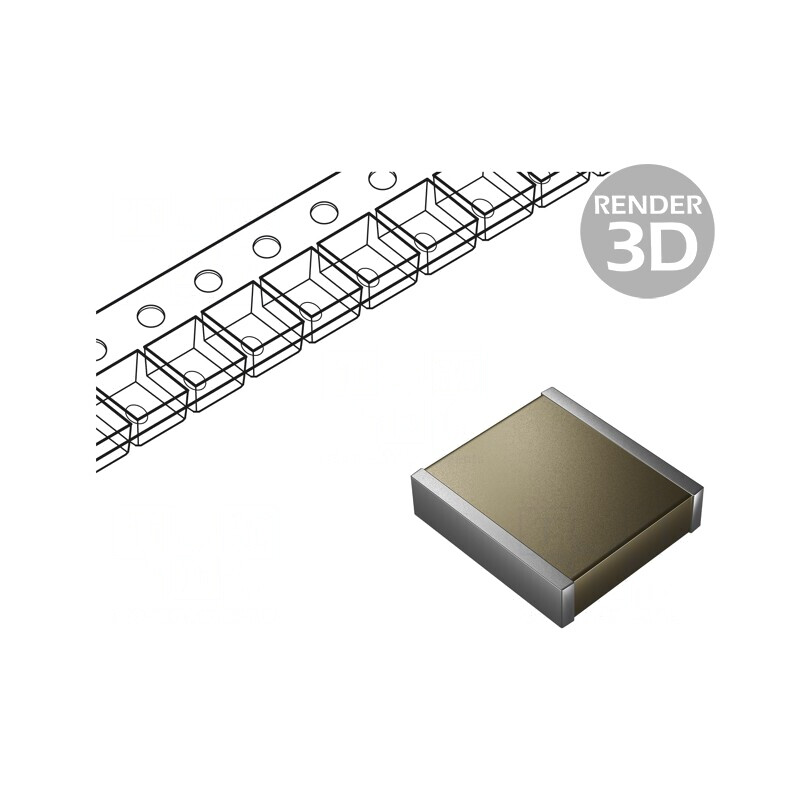 Condensator Ceramic SMD 220nF 500V C0G ±10% 3640 | Electronic-mag.ro | Componente Electronice
