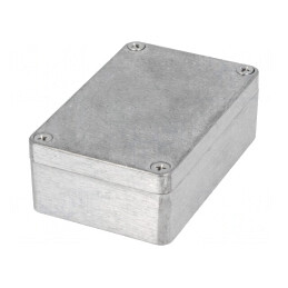 Carcasă Universală Aluminiu 64mm x 98mm x 34mm Naturală | Electronic-mag.ro | Componente Electronice