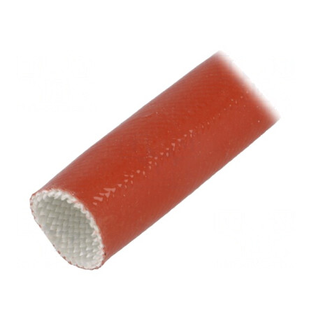 Manșon Electroizolant Fibră de Sticlă Cărămiziu 60-250°C | Electronic-mag.ro | Componente Electronice