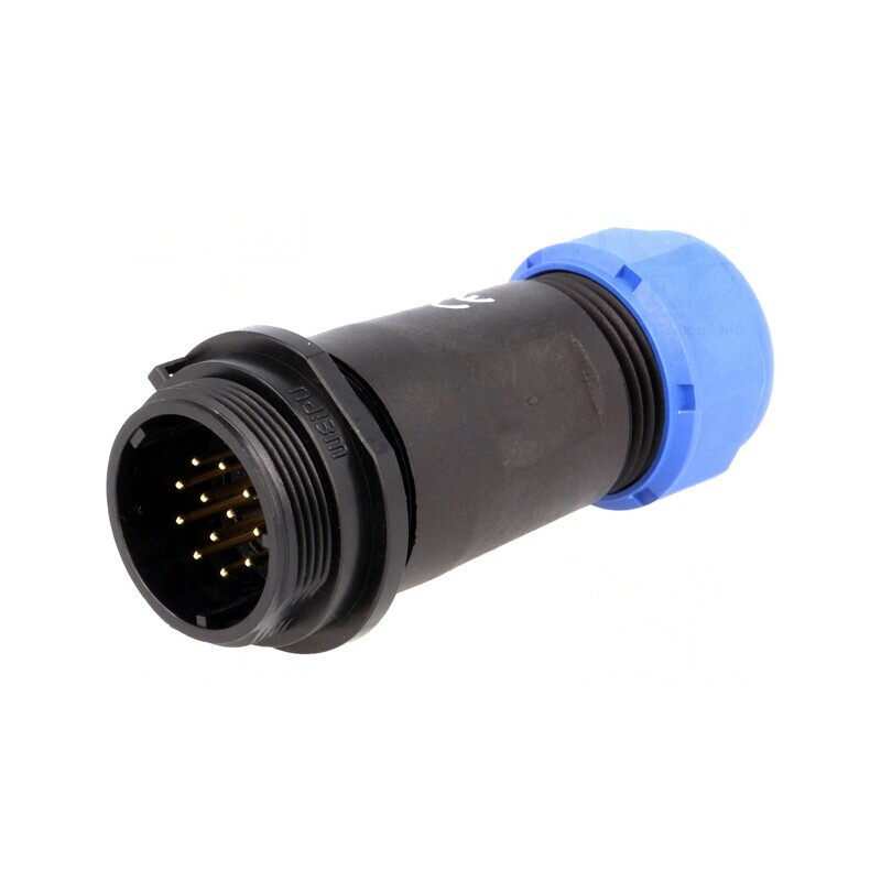 Mufă SP21 tată IP68 12 PIN 5A 400V | Electronic-mag.ro | Componente Electronice