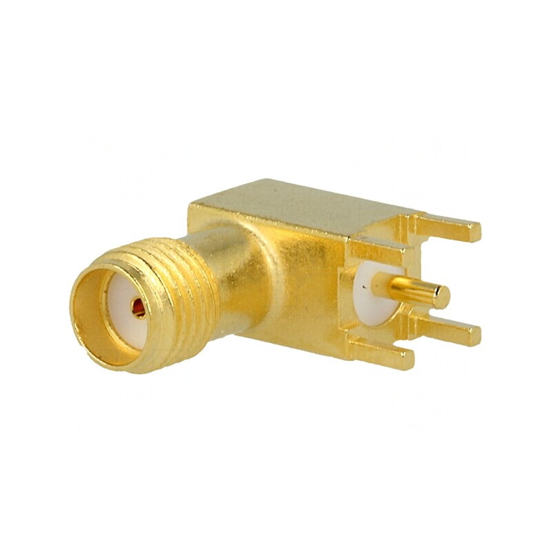 Soclu SMA mamă unghi 90° 50Ω THT PCB aurit | Electronic-mag.ro | Componente Electronice Soclu SMA mamă unghi 90° 50Ω THT PCB aurit | Electronic-mag.ro | Componente Electronice