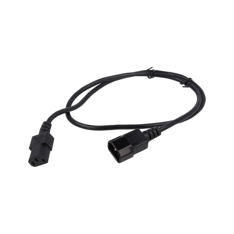 Cablu de Alimentare 1m IEC C13 Mamă la IEC C14 Tată Negru | Electronic-mag.ro | Componente Electronice Cablu de Alimentare 1m IEC C13 Mamă la IEC C14 Tată Negru | Electronic-mag.ro | Componente Electronice