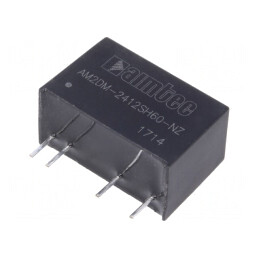 Convertor DC/DC 2W 24V la 12V 167mA | Electronic-mag.ro | Componente Electronice