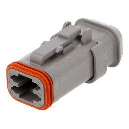 Conector Mamă 4-Pin IP68 Gri pentru Cablu-Cablu | Electronic-mag.ro | Componente Electronice