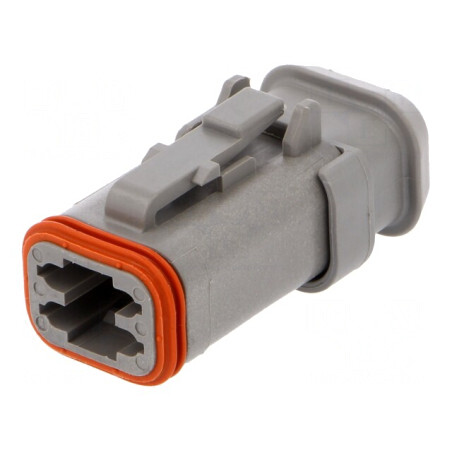 Conector Mamă 4-Pin IP68 Gri pentru Cablu-Cablu | Electronic-mag.ro | Componente Electronice