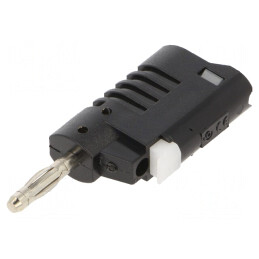 Mufă Banană 4mm 36A Neagră 57,2mm | Electronic-mag.ro | Componente Electronice