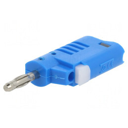 Mufă Banană 4mm Albastră 36A | Electronic-mag.ro | Componente Electronice
