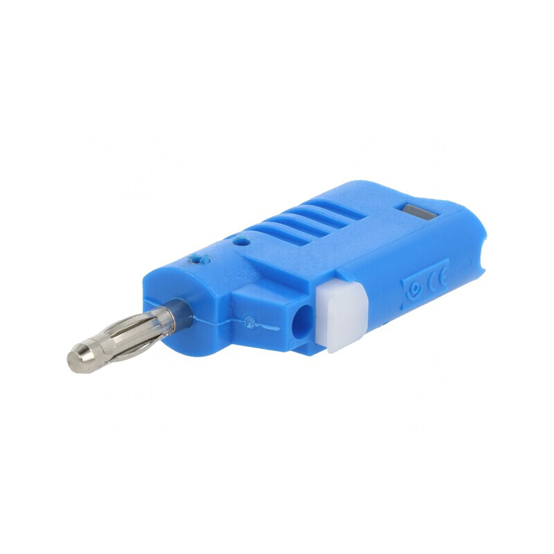 Mufă Banană 4mm Albastră 36A | Electronic-mag.ro | Componente Electronice