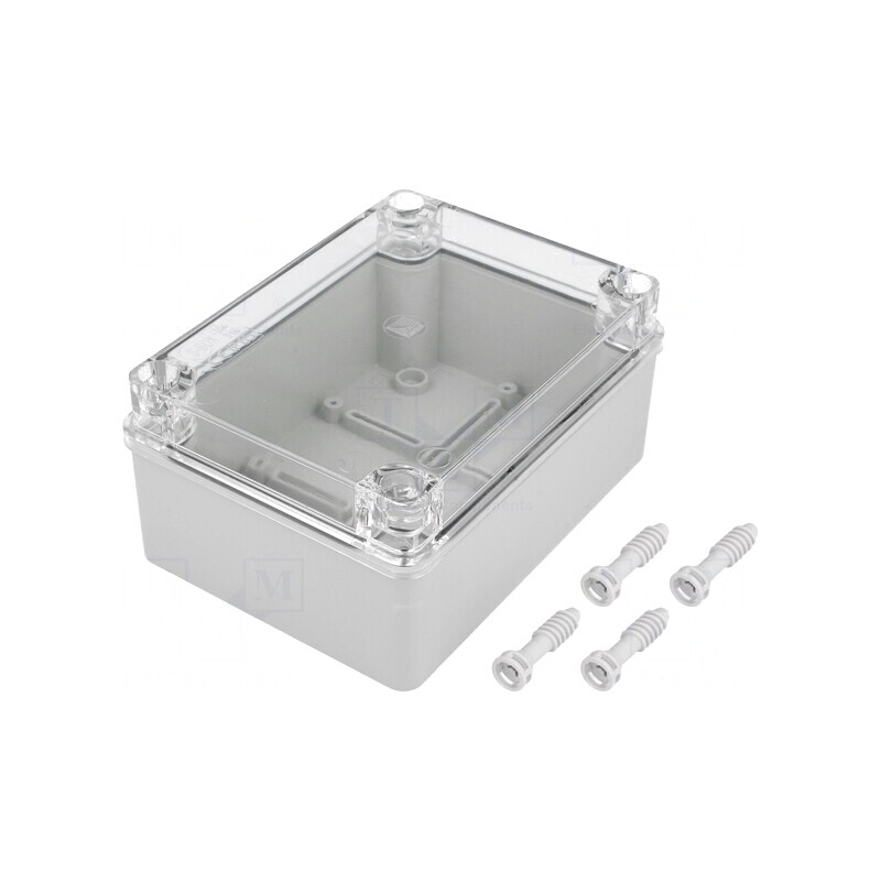 Carcasă Universală Gri IP65 110x150x70mm | Electronic-mag.ro | Componente Electronice