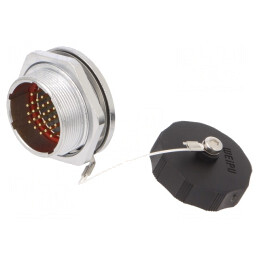 Soclu tată PIN 26 IP67 5A 400V aurit 0,75mm2 | Electronic-mag.ro | Componente Electronice