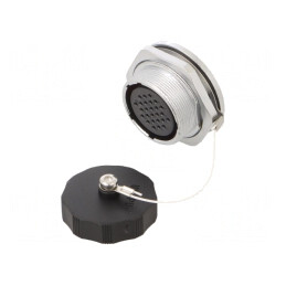 Soclu WF28 Mamă 26 PIN IP67 5A 400V Aurit | Electronic-mag.ro | Componente Electronice
