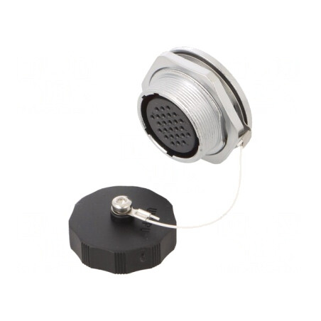 Soclu WF28 Mamă 26 PIN IP67 5A 400V Aurit | Electronic-mag.ro | Componente Electronice
