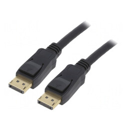 Cablu DisplayPort 1.4 HDCP 2.2 1m Negru | Electronic-mag.ro | Componente Electronice