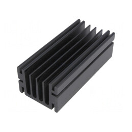 Radiator Extrudat TO220 Negru 100x46x33mm | Electronic-mag.ro | Componente Electronice